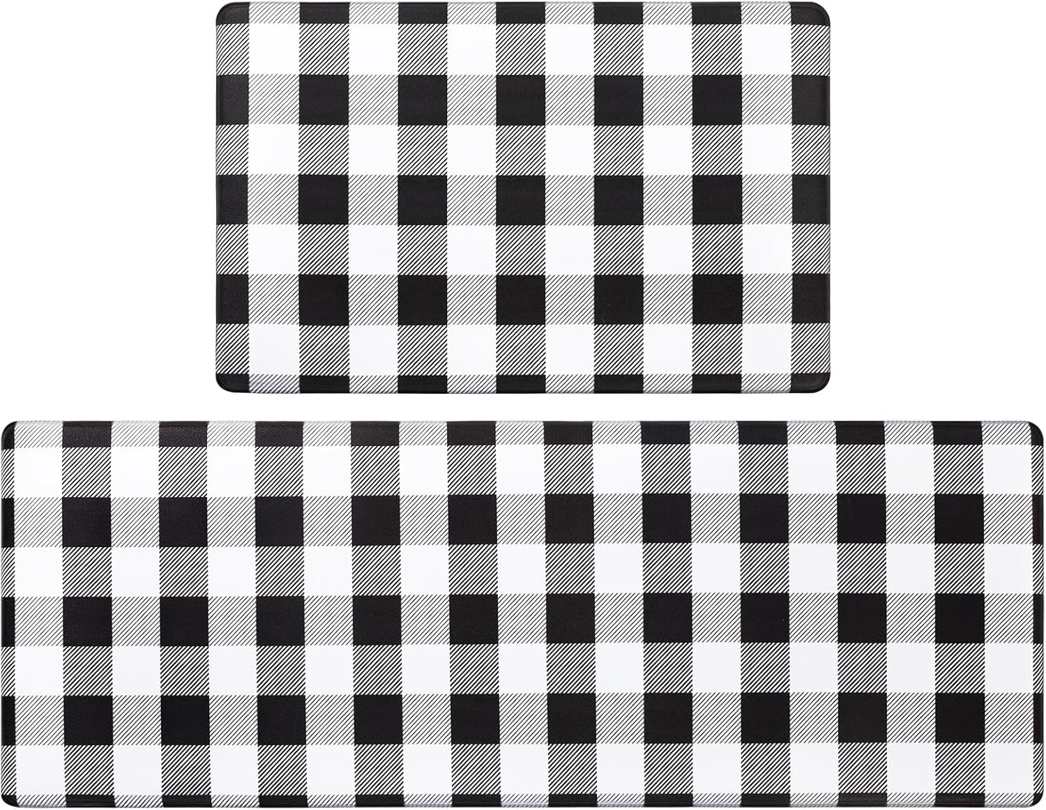 anti Fatigue Kitchen Mat Set of 2 Cushioned Kitchen Floor Mats Waterproof Kitchen Rugs Non Slip Kitchen Runner Rug Comfort Soft Standing Mat Carpets
